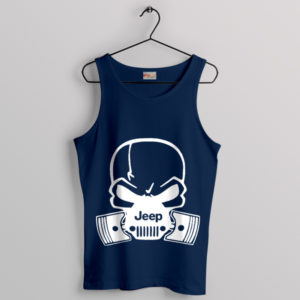 Best Skull Bones Jeep 4xe Navy Tank Top