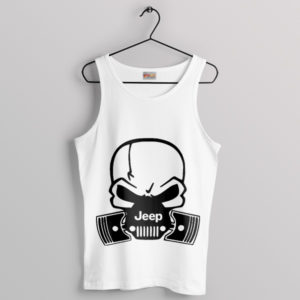 Best Skull Bones Jeep 4xe White Tank Top