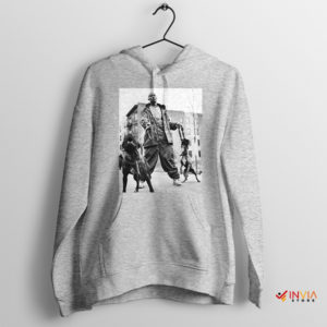 Best Song DMX Earl Simmons With Dogs Sport Grey Hoodie