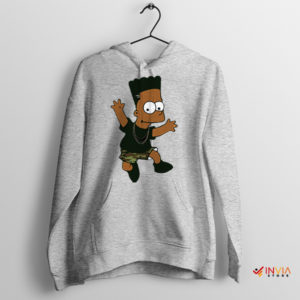 Black Lives Matter Bart Simpson Sad Hoodie