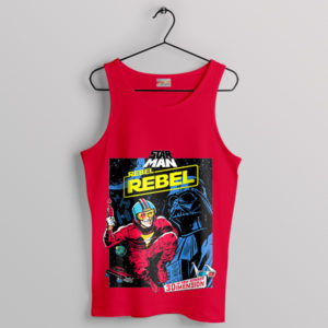 Bowie Star Wars Darth Vader Starman Red Tank Top