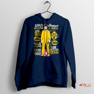 Breaking Bad Quotes Walter White Glasses Navy Hoodie