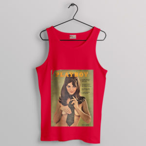 Brigitte Bardot 1969 Playboy Issue Red Tank Top