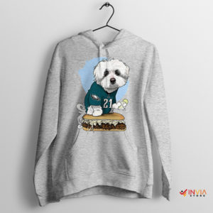 Cartoon Dog Philadelphia Eagles Sport Grey Hoodie