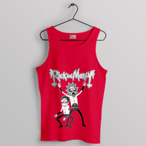 Cartoon Kiss Members Rick Morty Tank Top