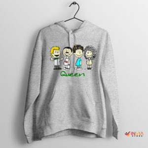 Cartoon Show Members of Queen Sport Grey Hoodie