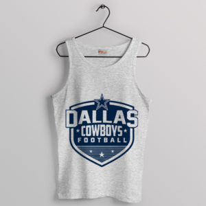 Champions Symbol Dallas Cowboys Super Bowl Sport Grey Tank Top