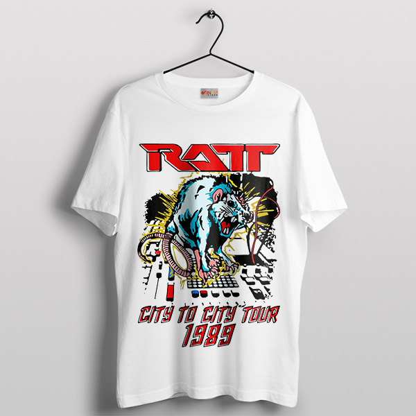 City to City Tour 1989 Ratt Vintage T-Shirt