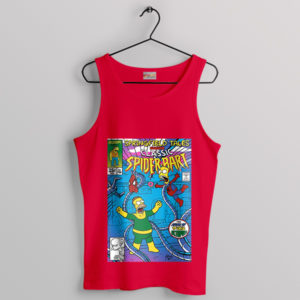 Classic Comics Springfield Bart Spider Red Tank Top