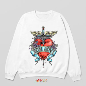 Cold Hard Heart Bon Jovi Art Sweatshirt