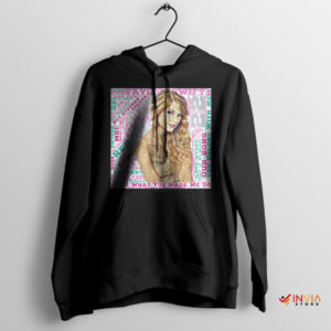 Collage Songs Taylor Swift Eras Tour Black Hoodie