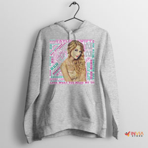 Collage Songs Taylor Swift Eras Tour Sport Grey Hoodie