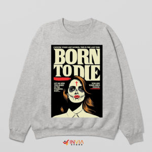 Comic Born to Die Lana Del Rey Sport Grey Sweatshirt
