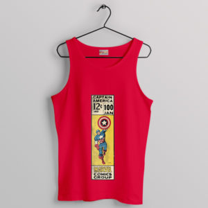 Comic Issue 12 Captain America Series 100 Red Tank Top
