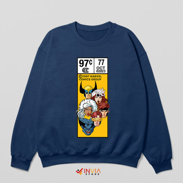 Comic Series X- Men 97 part of the MCU Navy Sweatshirt