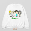 Comic Strip Members of Queen Sweatshirt