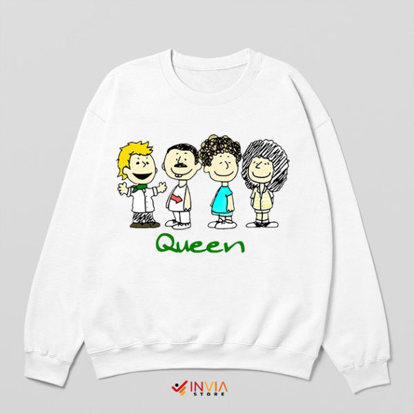 Comic Strip Members of Queen Sweatshirt