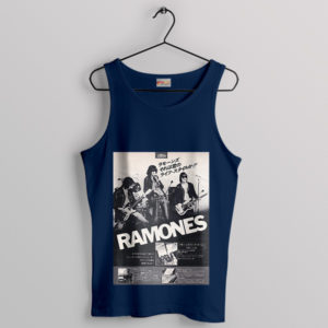 Concert Japan Ramones Leave Home Navy Tank Top
