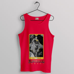 Cosmic Superman Legacy DC Merch Red Tank Top