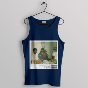 Cover Art Good Kid Maad City Kendrick Lamar Navy Tank Top