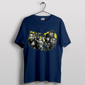 Cream Wu Tang Members Paint Art Navy T-Shirt