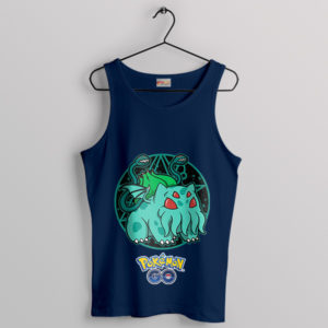 Cthulhu Bulbasaur Pokémon GO Navy Tank Top