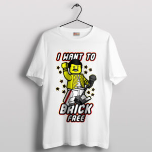 Custom Brick Lego Freddie Band T-Shirt