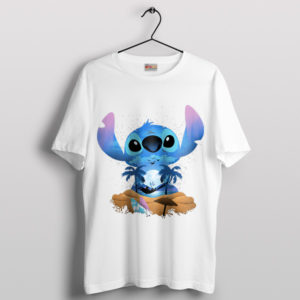 Cute Adorable Stitch from Movies White T-Shirt