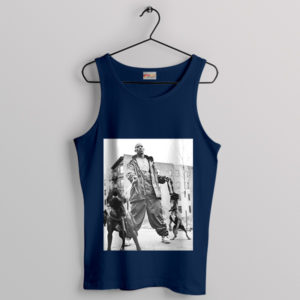 DMX Earl Simmons Poster With Dogs Navy Tank Top