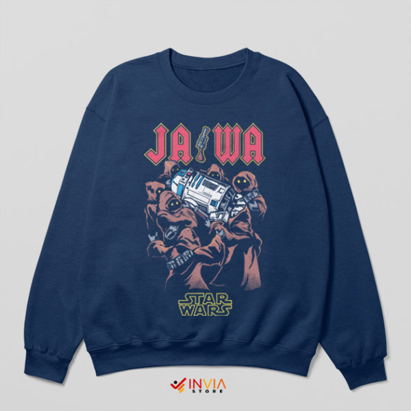 Dark Jawa Star Wars Comic Art Navy Sweatshirt