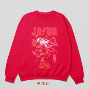 Dark Jawa Star Wars Comic Art Red Sweatshirt