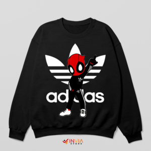 Deadpool 3 Comics Samba adidas Black Sweatshirt