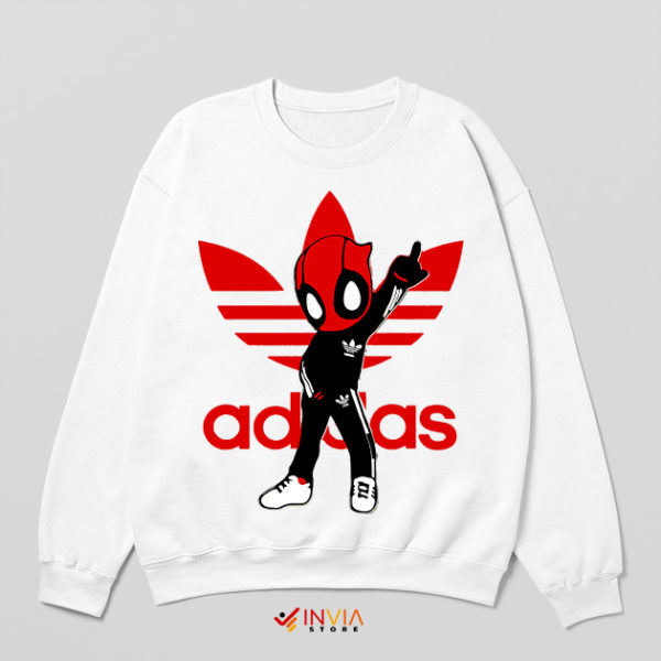 Deadpool 3 Comics Samba adidas White Sweatshirt