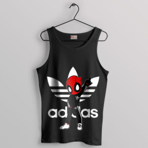 Deadpool 3 Costume Adidas Track Pants Black Tank Top