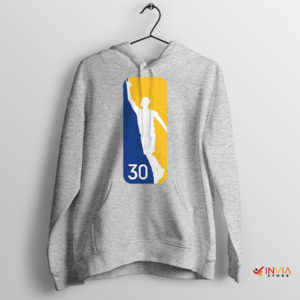 Design NBA Logo Stephen Curry Sport Grey Hoodie