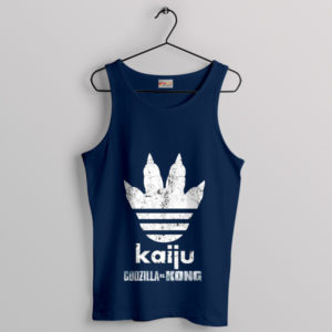 Devil Kaiju Godzilla Adidas Movie Navy Tank Top