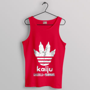 Devil Kaiju Godzilla Adidas Movie Red Tank Top