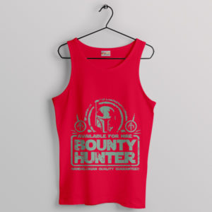 Din Djarin Beskar Bounty Star Wars Red Tank Top