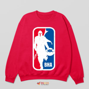 Din Djarin Bounty Hunter Association Red Sweatshirt