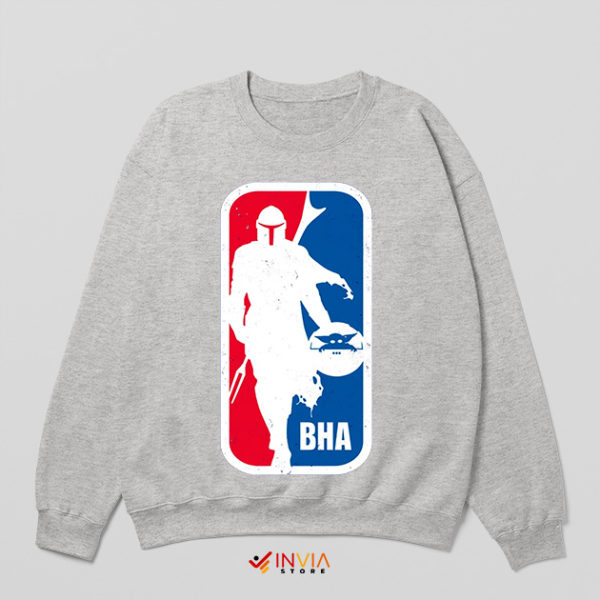 Din Djarin Bounty Hunter Association Sport Grey Sweatshirt