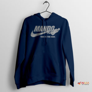 Din Djarin Mando This is The Way Nike Navy Hoodie