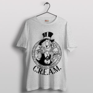 Donald Meme Cream Wu Tang Album Sport Grey T-Shirt