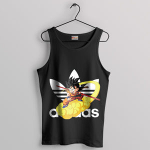 Dragon Ball Goku Nimbus Adidas Anime Black Tank Top