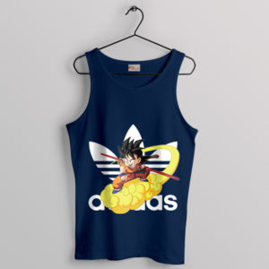 Dragon Ball Goku Nimbus Adidas Anime Navy Tank Top