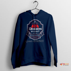 Dragon Dracarys Fire Tennessee Whiskey Navy Hoodie
