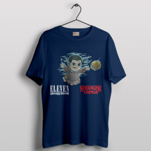 Eleven Stranger Things 5 Nevermind Navy T-Shirt
