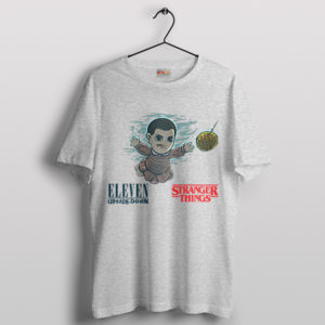 Eleven Stranger Things 5 Nevermind Sport Grey T-Shirt