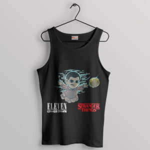 Eleven Upside Down Nevermind Cover Black Tank Top