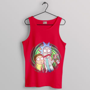 Episode Rick Morty Portal Flash Red Tank Top