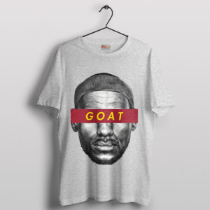 Face Lebron James Goat Jokes Sport Grey T-Shirt